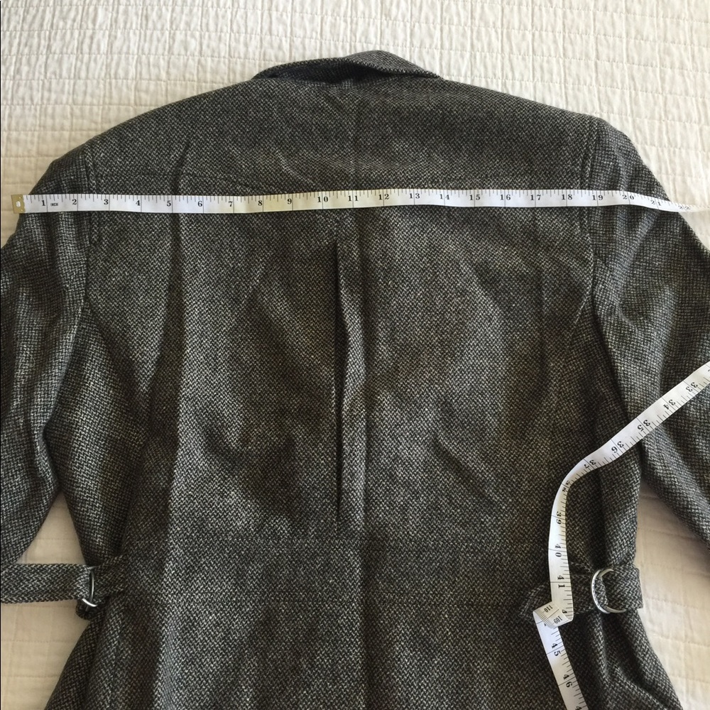 VTG Lauren Ralph Lauren wool tweed moto blazer/jacket - Picture 10 of 10